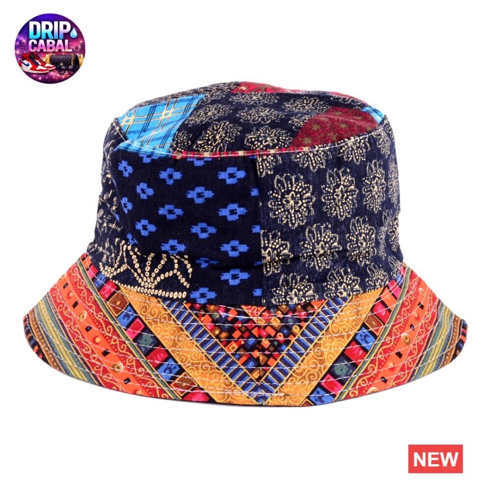Reversible Packable Bucket Hat Lightweight Cotton Sun Protection